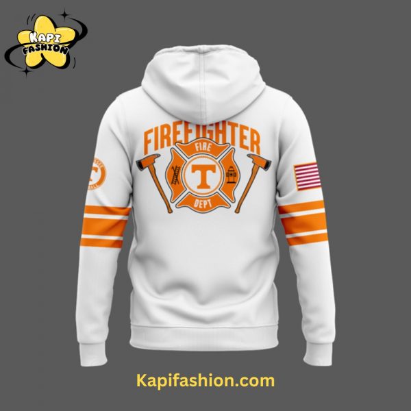 Tennessee Volunteers Football x 2024 Firefighter Appreciation Night Premium Limited White Hoodie 3