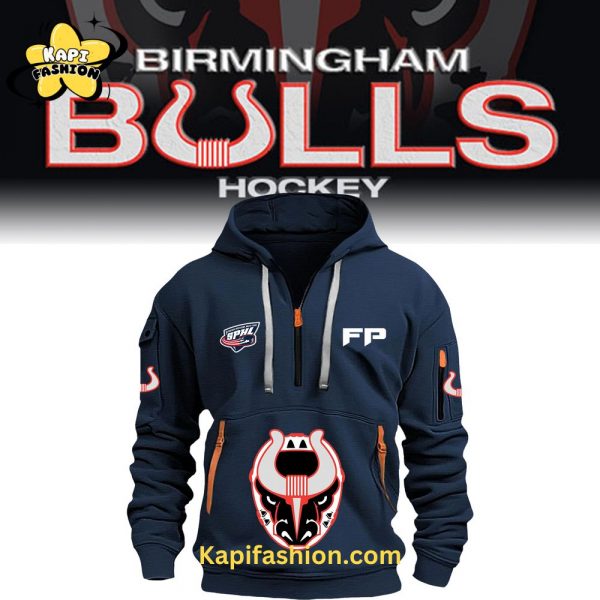 Birmingham Bulls New Navy Hoodie 2024 – Official Team Hoodie