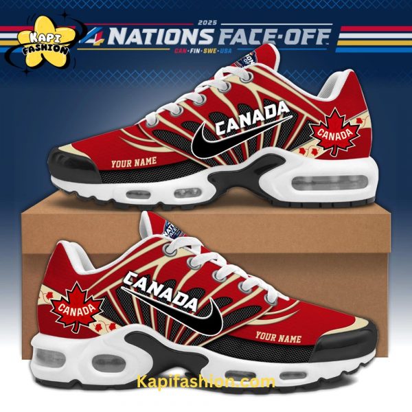 Canada 4 Nations Face-Off Air Max Sneakers – Limited Edition