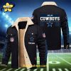 New York Giants-NFL Custom Name Fleece Jacket Gold Edition