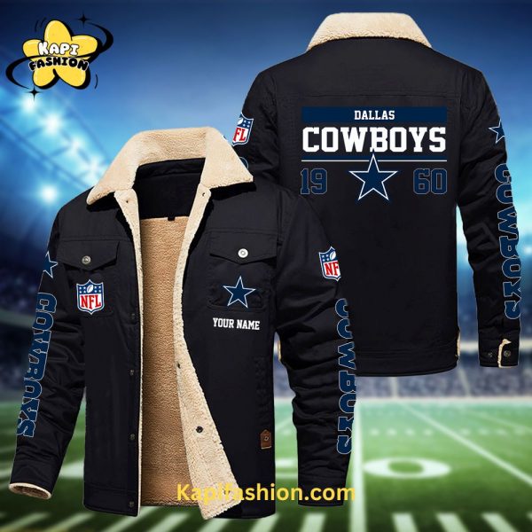 Dallas Cowboys NFL Fleece Jacket Black Edition