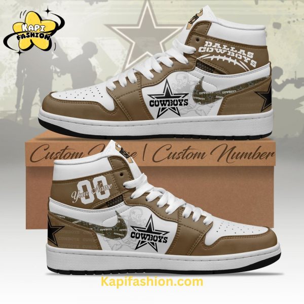 Dallas Cowboys NFL Personalized Air Jordan 1 Limited Edition V1