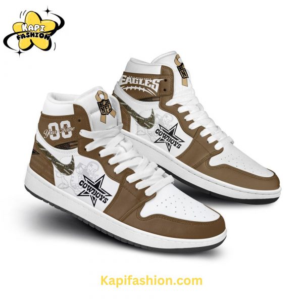 Dallas Cowboys NFL Personalized Air Jordan 1 Limited Edition V1