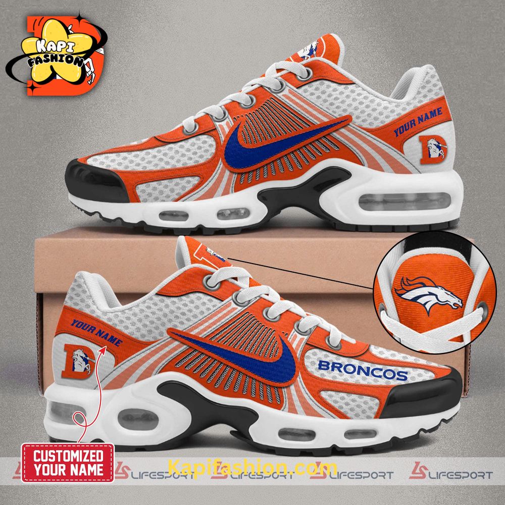Denver Broncos Air Max Custom Name Special Edition V1 Denver Broncos Air Max Custom Name Special Edition V1