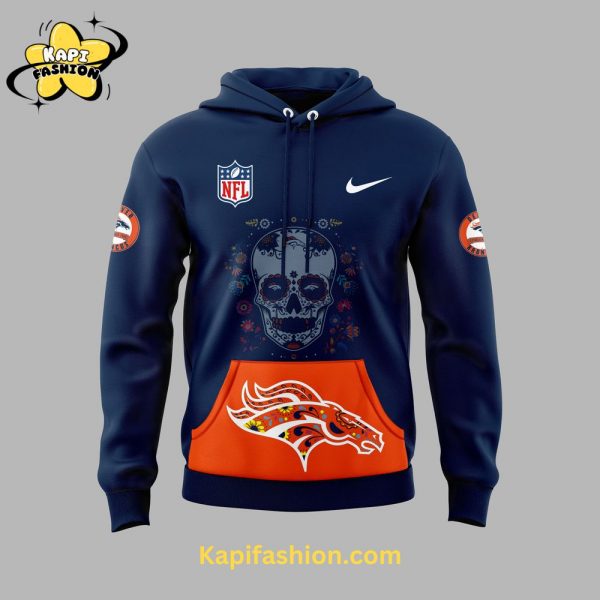 Denver Broncos Dia De Los Muertos Premium Limited Hoodie