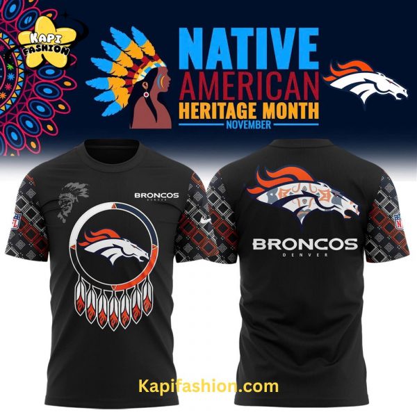 Denver Broncos NFL 2024 Native American Heritage Month Premium Limited T Shirt