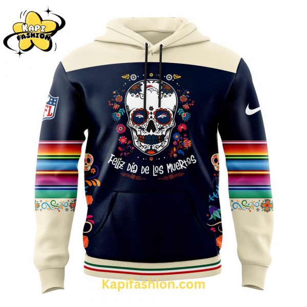 Denver Broncos NFL Dia De Los Muertos Premium Limited Pullover Hoodie V1