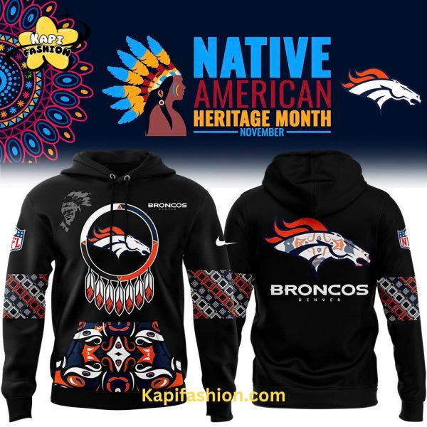 Denver Broncos Native American Heritage Month Premium Limited Pullover Hoodie