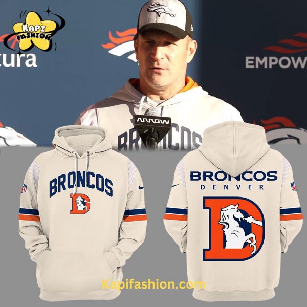 Denver Broncos football team Orange hoodie Limited edition V2