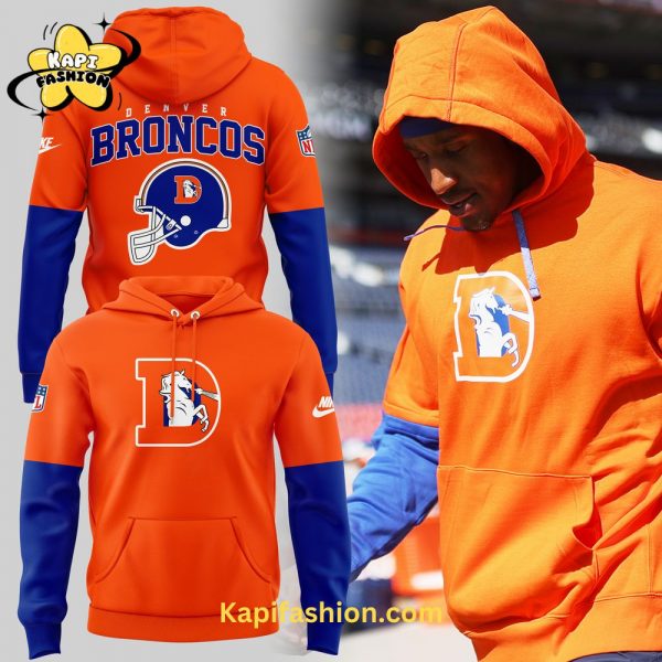 Denver Broncos football team Orange hoodie Limited edition v1