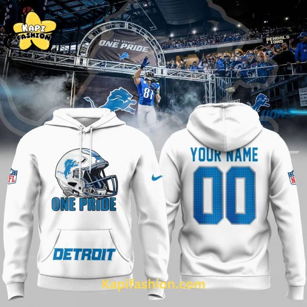 Detroit Lions Personalized Hoodie One Pride Special Edition V1