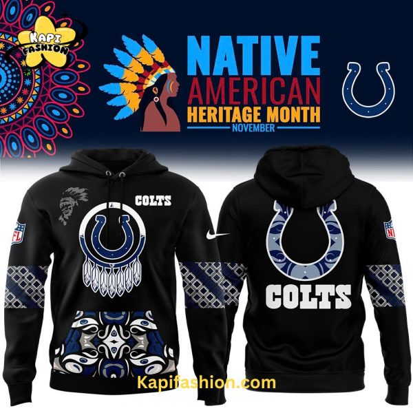 Indianapolis Colts Native American Heritage Month Premium Limited Pullover Hoodie