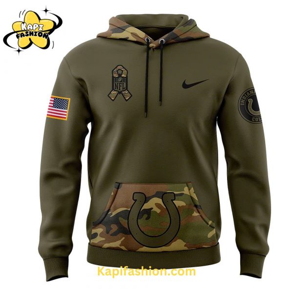 Indianapolis Colts Nike Camo Salute to Service Club Fleece Pullover Hoodie V3