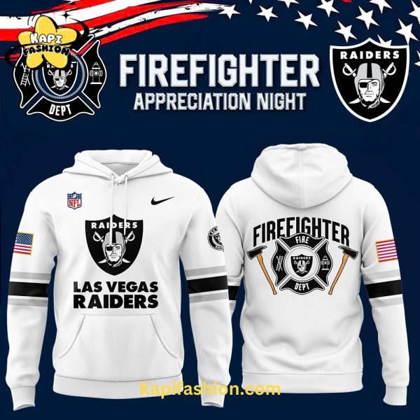 Las Vegas Raiders Firefighter Appreciation Night Premium Limited Pullover Hoodie