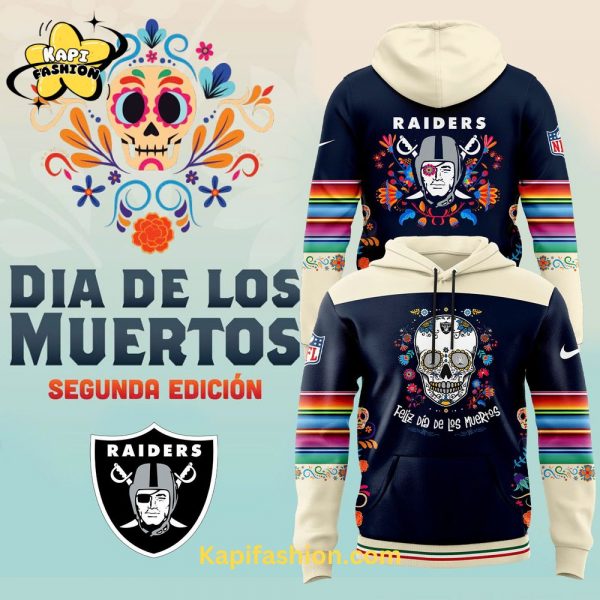 Las Vegas Raiders NFL Dia De Los Muertos Premium Limited Pullover Hoodie