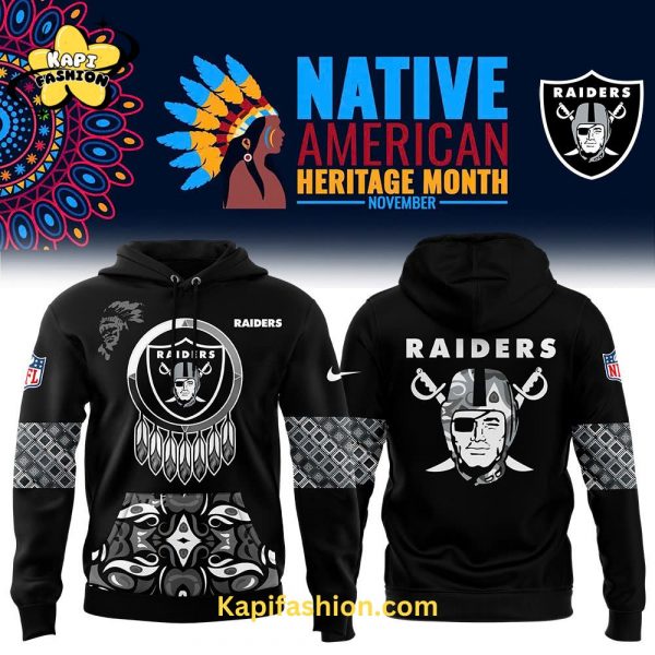 Las Vegas Raiders Native American Heritage Month Premium Limited Pullover Hoodie