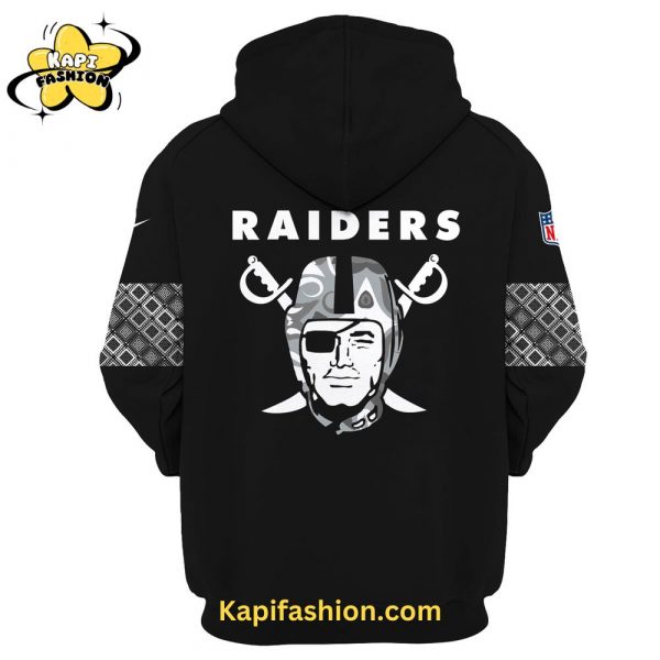 Las Vegas Raiders Native American Heritage Month Premium Limited Pullover Hoodie Women 3