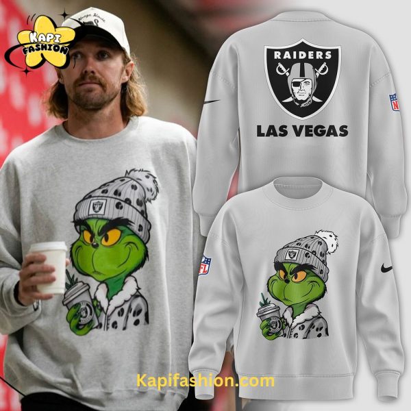 Las Vegas Raiders The Grinch Premium Limited Sweatshirt