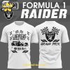 Las Vegas Raiders x Formula 1 Grand Prix 2024 Premium T Shirt Black Edition