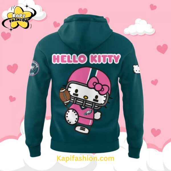 Limited Edition Philadelphia Eagles x Hello Kitty Night Hoodie v2 3