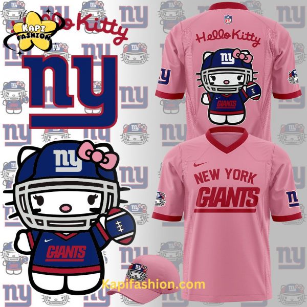 Limited Editon New York Giants x Hello Kitty Football Jersey