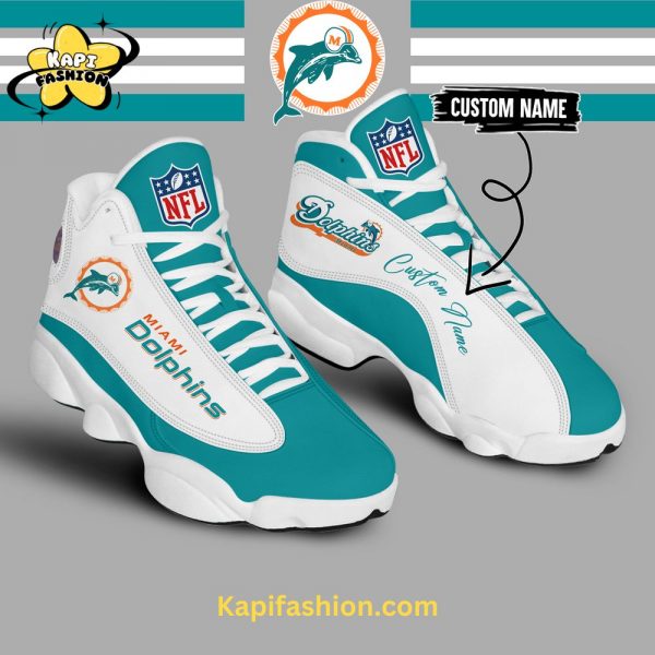 Limited NFL Miami Dolphins Throwback NFL Miami Dolphins Air Jordan 13