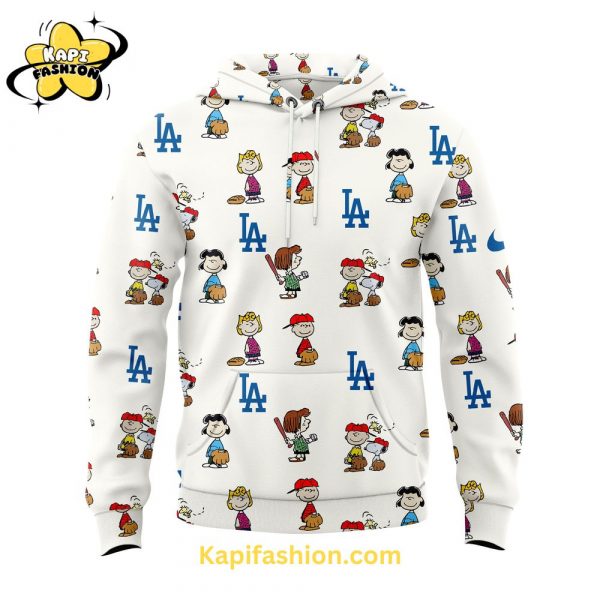 Los Angeles Dodgers Peanuts 75th Anniversary Hoodie