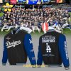 Los Angeles Dodgers 75th Anniversary of Peanuts Baseball Button Jacket 2