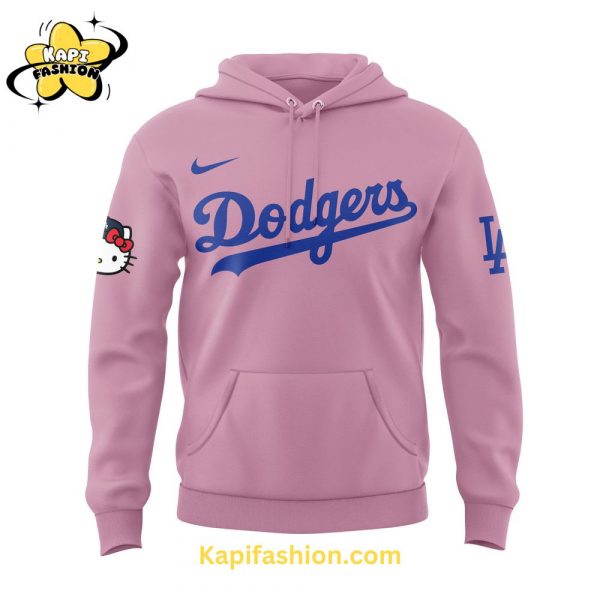 Los Angeles Dodgers x Hello Kitty Limited Editon Pink Hoodie