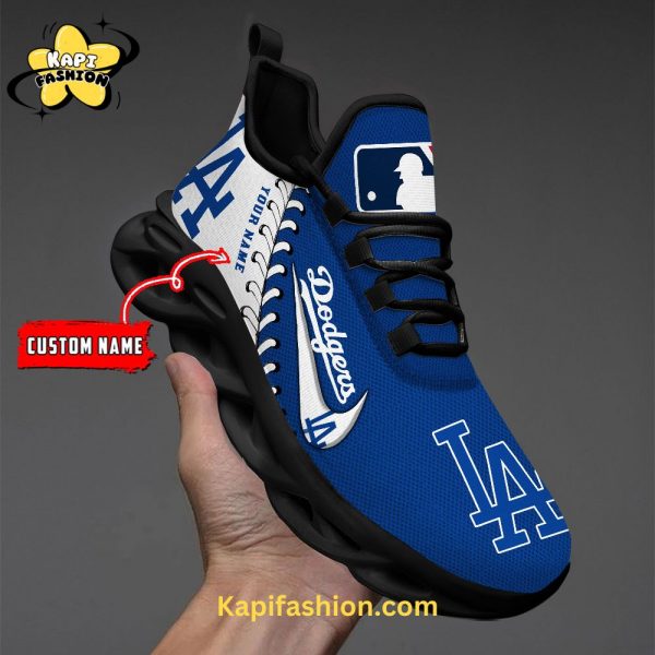 Los Angeles Dodgers-MLB Max Soul Shoes Custom Name 2