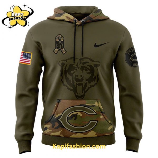 Mens Chicago Bears Nike Camo 2024 Salute to Service Club Fleece Pullover Hoodie V2 2