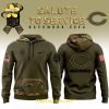 Men’s Chicago Bears Nike Camo 2024 Salute to Service Club Fleece Pullover Hoodie V2