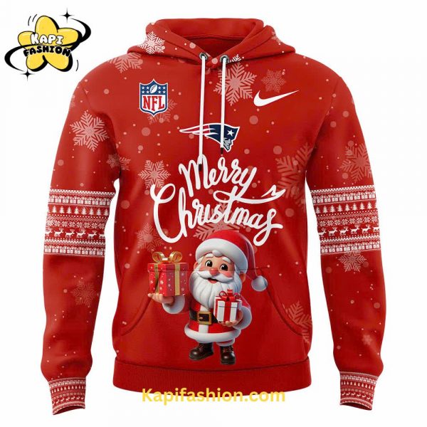 New England Patriots Merry Christmas Premium Limited Pullover Hoodie