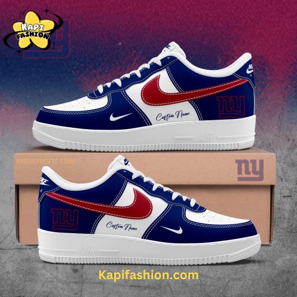 New York Giants Custom Name For Fans Air Force 1 Shoes Limited Edition