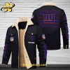 New York Giants-NFL Custom Name Fleece Jacket Brown Edition