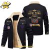 New York Giants-NFL Custom Name Fleece Jacket Grey Edition