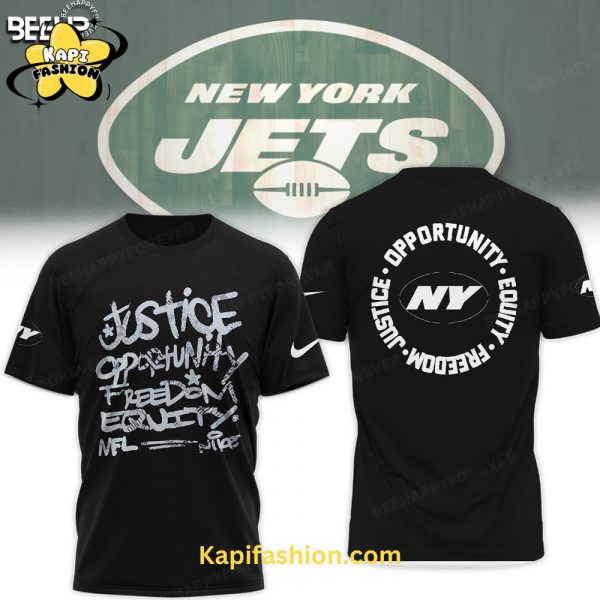 New York Jets Justice Opportunity Equity Freedom T Shirt