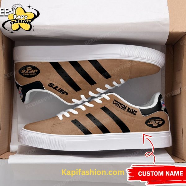 New York Jets Stan Smith Brown Custom Name Edition