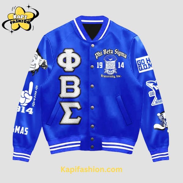 Phi Beta Sigma Baseball Jacket Limited Blue Edition