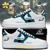 Philadelphia Eagles Personalized Super Bowl 2025 Limited Edition AF1 Shoes – Custom Name Available