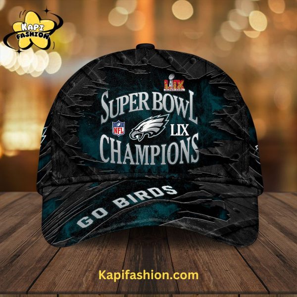 Philadelphia Eagles Super Bowl LIX Champions Go Bird Classic Cap – Limited Edition 2025