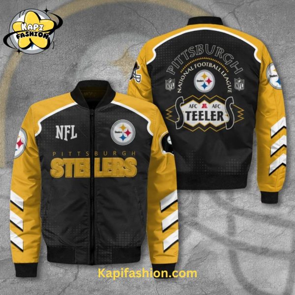 Pittsburgh Steelers 3D Bomber Jacket