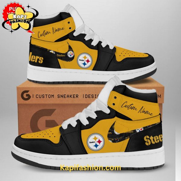 Pittsburgh Steelers Air Jordan 1 Personalized Limited Edition