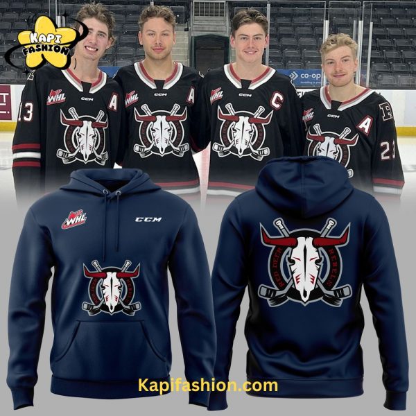 Red Deer Rebels Limited Edition Navy Hoodie 2025 – Exclusive Release