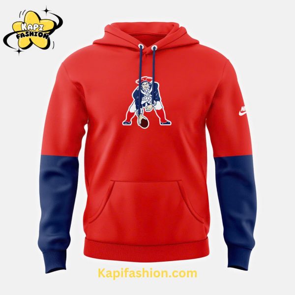 Royal New England Patriots Throwback Rewind Club Hoodie V2