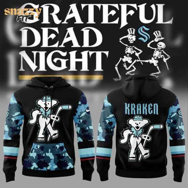 Seattle Kraken Grateful Dead Night Limited Edition Hoodie 1