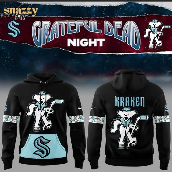 Seattle Kraken Grateful Dead Night Limited Edition Hoodie 2