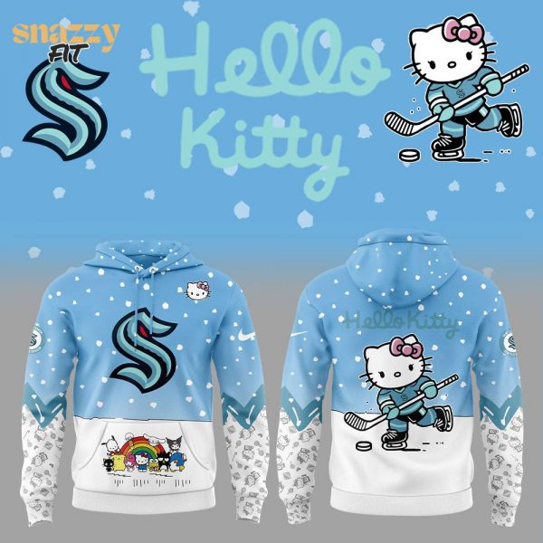 Seattle Kraken Hello Kitty Hoodie V2