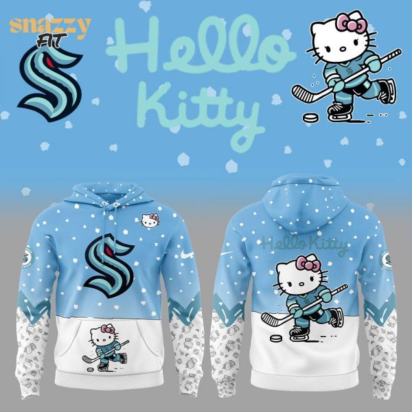 Seattle Kraken Hello Kitty Hoodie V3