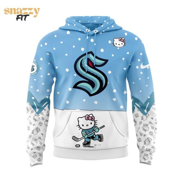 Seattle Kraken Hello Kitty Hoodie V3